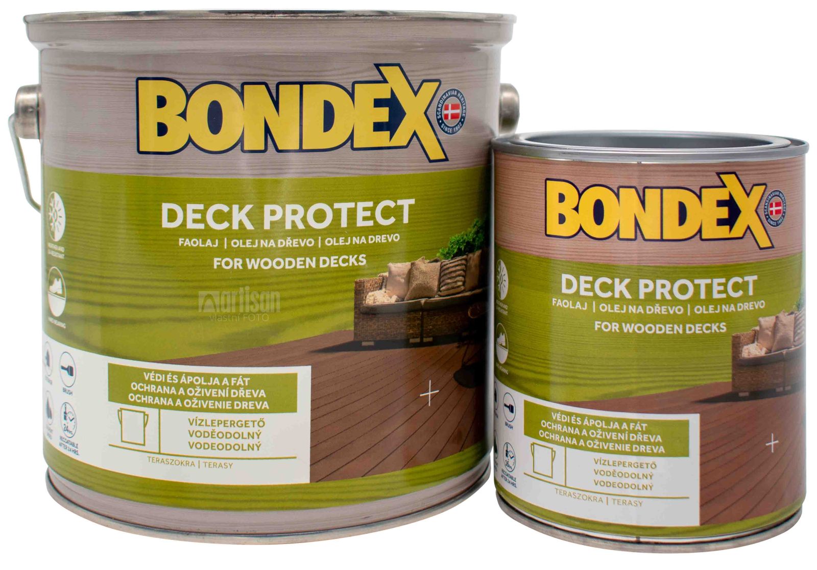 BONDEX Deck Protect v objeme 0.75 l a 2.5 l